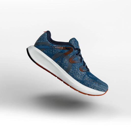 MOVV NOSTARA Men's Lake Shoe, side view, sleek navy design